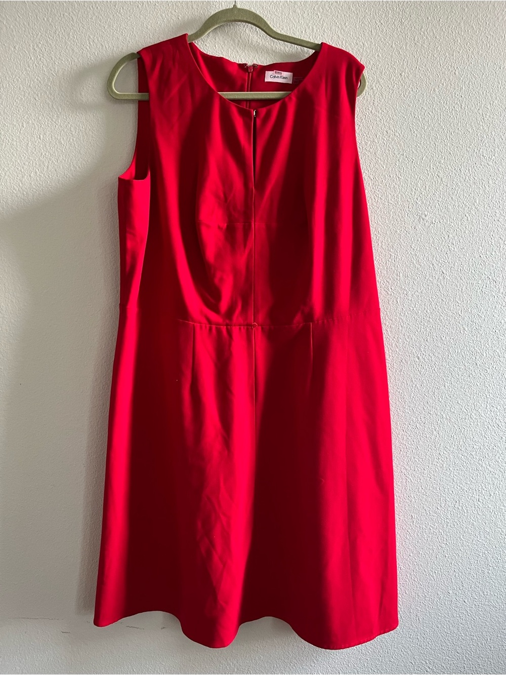 Calvin Klein Red Sleeveless Dress size 18W
